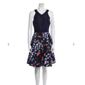 Ted Baker Floral Print Knee-Length Dress